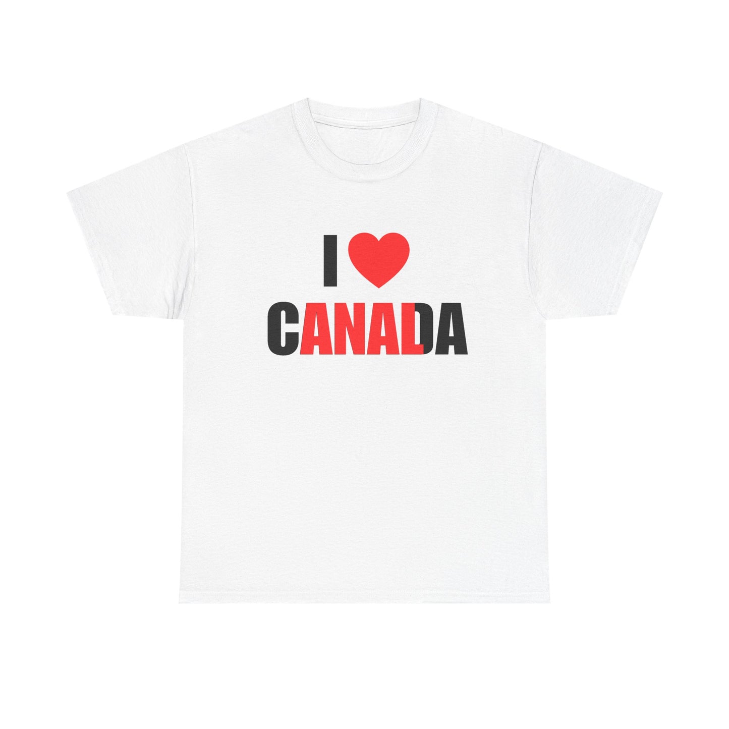 I <3 Canada Tee funny graphic tee, white