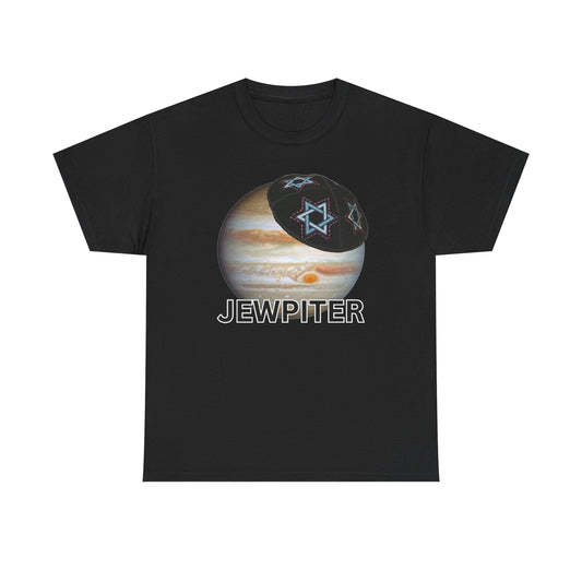 Jewpiter Tee funny graphic tee, black colorway