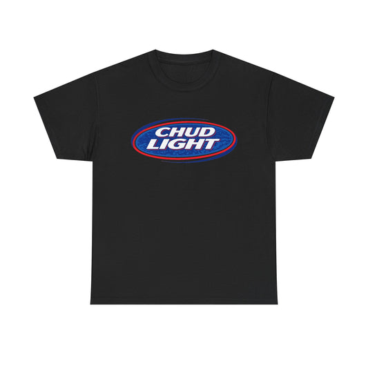 Chud Light Tee funny graphic tee, black colorway