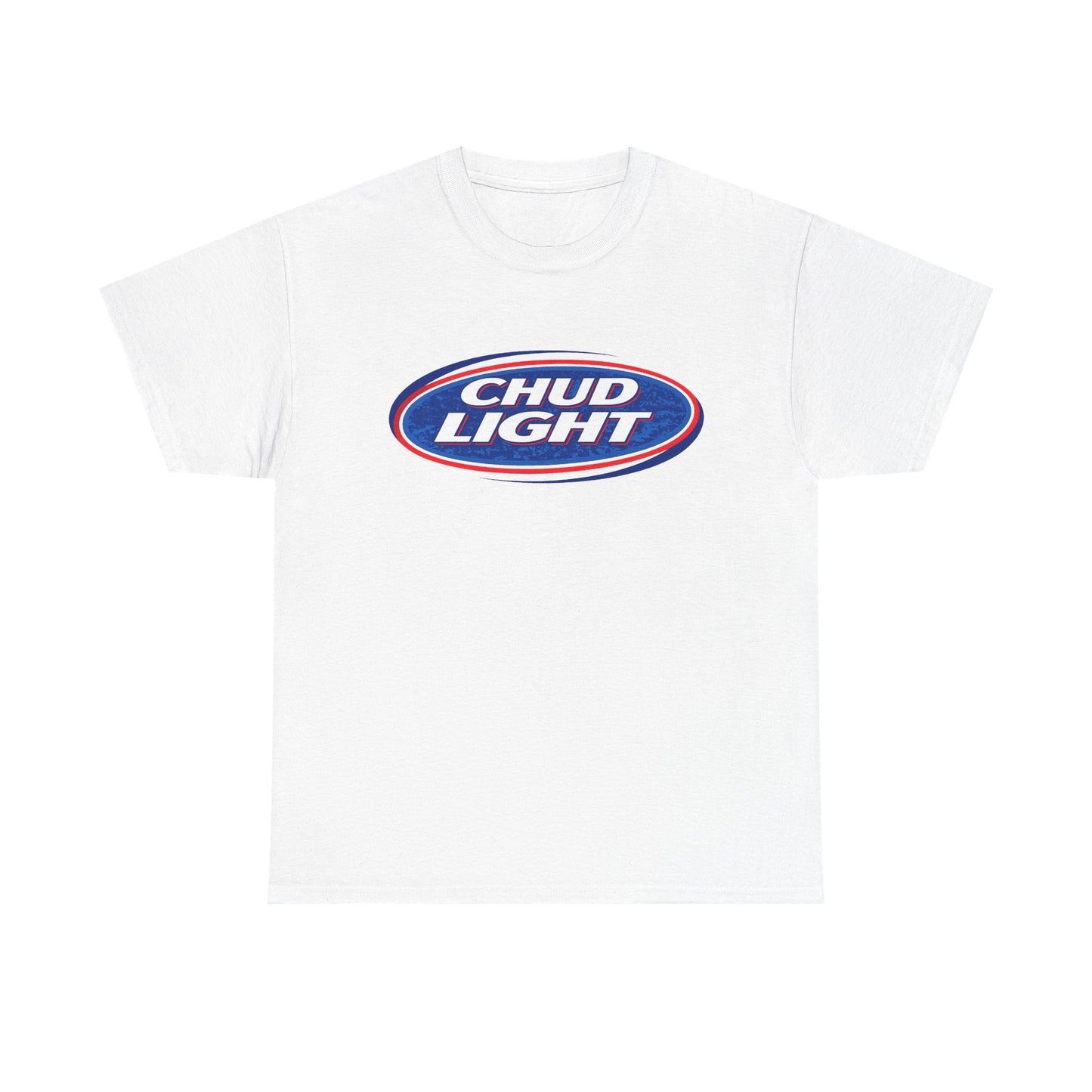 Chud Light Tee funny graphic tee, white