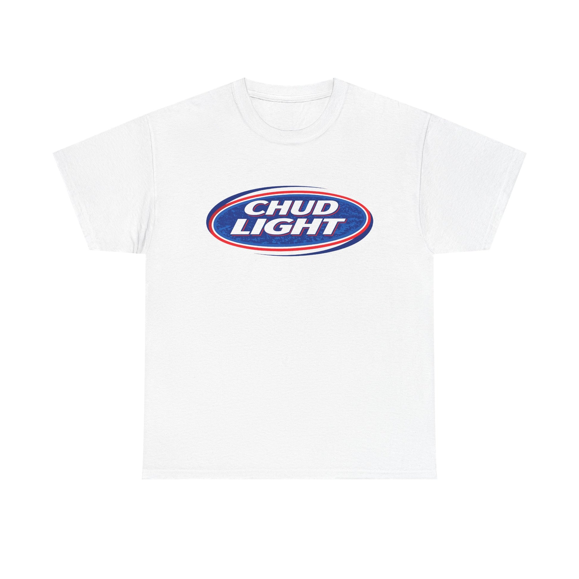 Chud Light Tee funny graphic tee, white