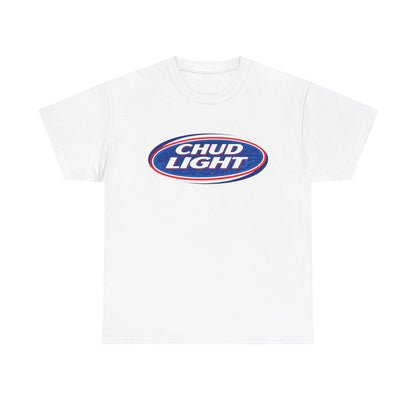 Chud Light Tee funny graphic tee, white