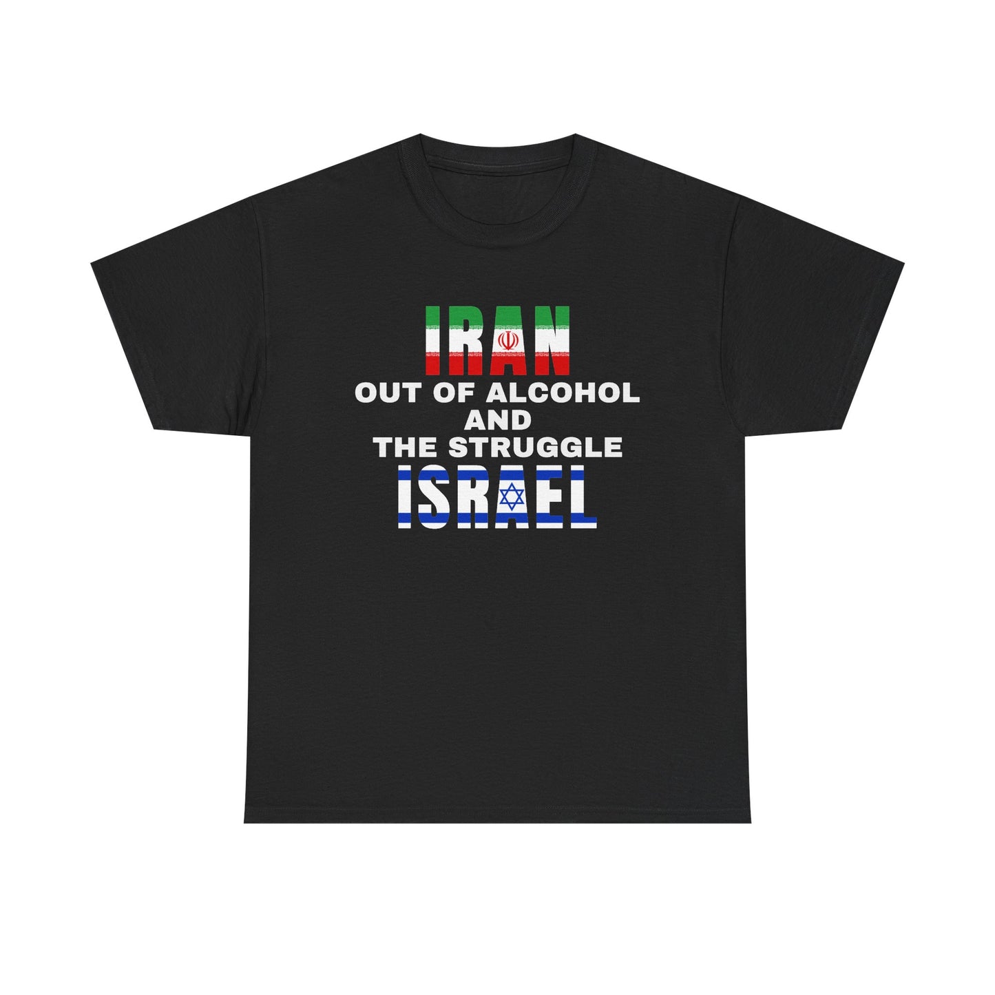 The Struggle Israel Tee funny graphic tee, black