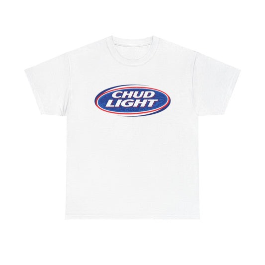 Chud Light Tee funny graphic tee, white